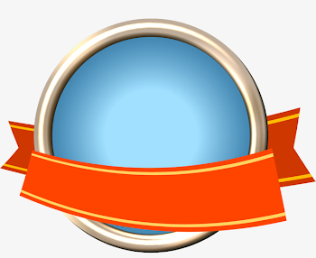 A Round Blue Border, Vector, Coloured Ribbon, Metal Border PNG Image ...