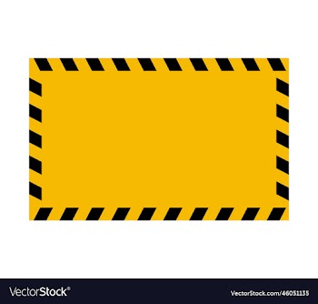 a safety warning sign design template