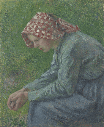 A Seated Peasant Woman (1885) | Free Photo - rawpixel