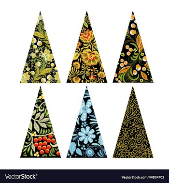 a set of images in the russian traditional style