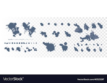 a set of texture elements blots template