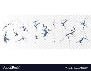 a set of texture elements cracks template