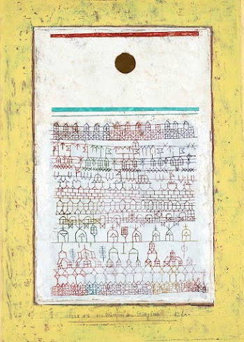 A sheet from the city book (1928) painting in… | Free public domain illustration