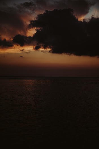 A shot from Hawaii at sunset.