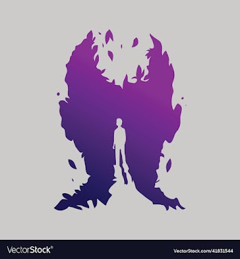 a silhouette of person