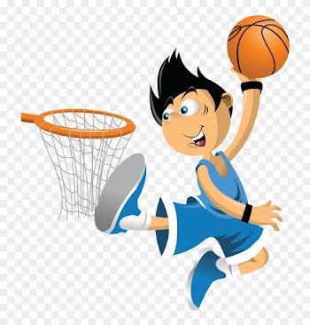 A Slam Dunk - Soccer Player Cartoon