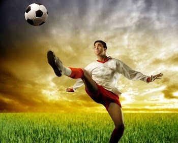 a soccer player