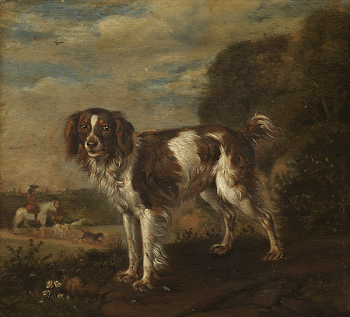A spaniel (1653) painting in high | Free Photo - rawpixel