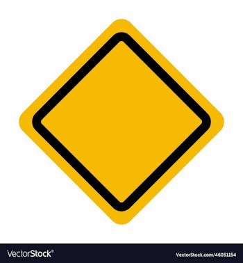 a square safety warning sign design template