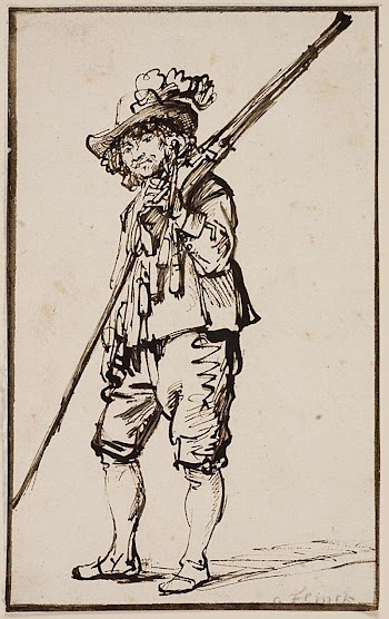 A standing soldier with a musket | Free Photo - rawpixel