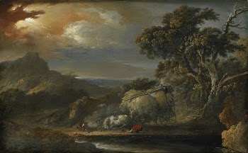A stormy landscape, 1712 - | Free Photo - rawpixel