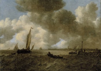 A stormy seascape, 1655 | Free Photo - rawpixel