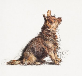 A Terrier sitting (1790-1864) aesthetic | Free Photo - rawpixel