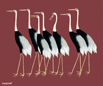 A traditional portrait of a flock of beautifu.. | Free stock vector - 471552