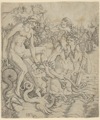 A triton family in the sea, | Free Photo - rawpixel