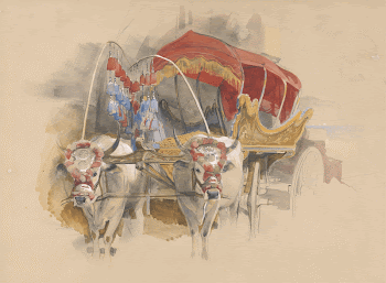 A Turkish Araba Drawn by Two | Free Photo - rawpixel