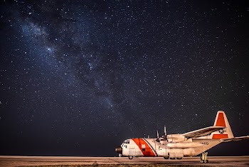 A U.S. Coast Guard C-130 | Free Photo - rawpixel