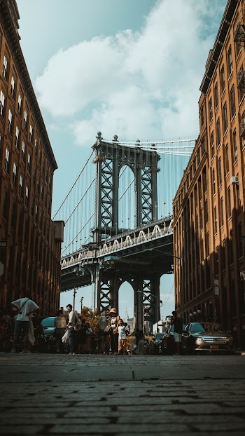A View Of A Bridge Between Two Buildings