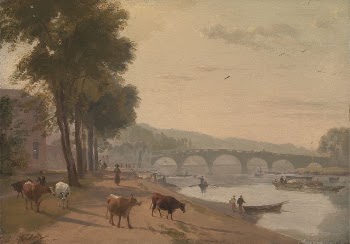 A View of Richmond Bridge, | Free Photo - rawpixel