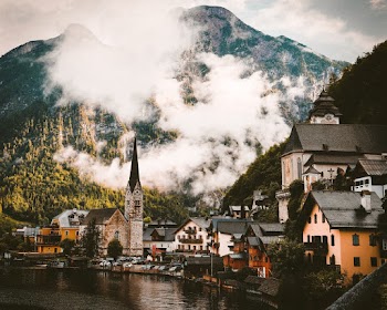 A Village On A Mountain Valley