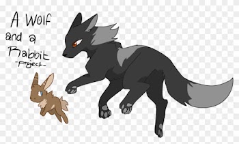 A Wolf And A Rabbit Project By Golzydee - Wolf And A Rabbit
