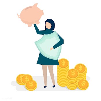 A woman planning her personal finance | Free stock vector - 480753