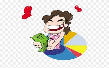 A Woman Who Counts Money 550*579 Transprent Png Free - A Woman Who Counts Money 550*579 Transprent Png Free