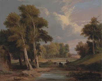 A Wooded River Landscape with Fishermen | Free Photo - rawpixel