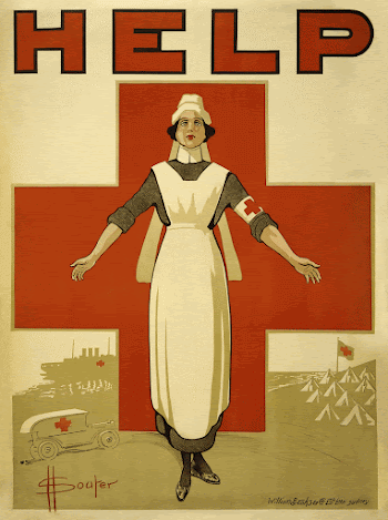 A WWI poster showing a nurse, | Free Photo - rawpixel