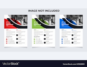 a4 clean business flyer and corporate design