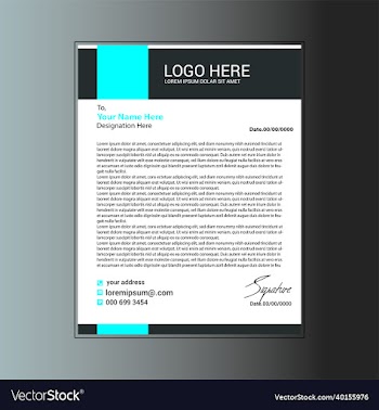 a4 template letterhead design