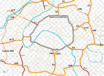 A86 Autoroute, Map, Controlledaccess Highway, Line PNG