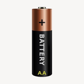 AA battery clip art, object | Free Photo - rawpixel
