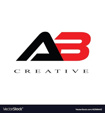 ab letter logo design letter logo design template