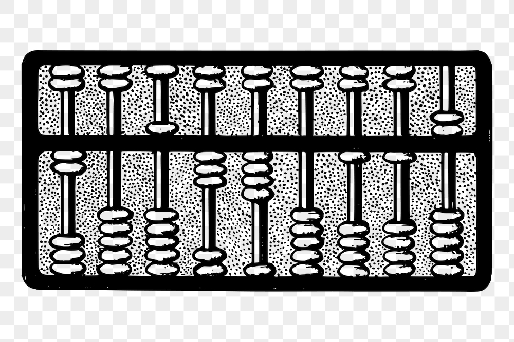 Abacus png sticker, vintage object | Free PNG - rawpixel