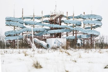Abandoned waterslide. Original public domain | Free Photo - rawpixel