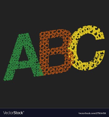Abc vector image