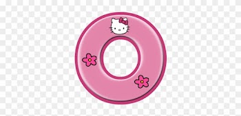 Abecedario Infantil Con Letras Mayúsculas, Color Rosado - Hello Kitty Alphabet Letters