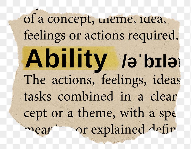 Ability png word sticker, torn | Free PNG - rawpixel