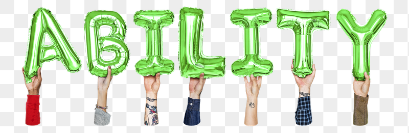 Ability word png, hands holding | Free PNG - rawpixel