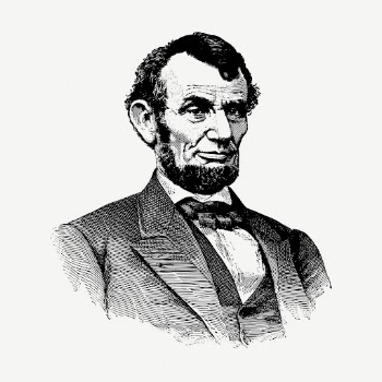 Abraham Lincoln collage element, vintage | Free PSD - rawpixel