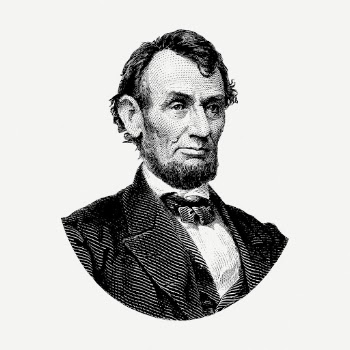 Abraham Lincoln drawing clipart, U.S | Free PSD - rawpixel
