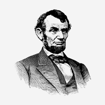 Abraham Lincoln hand drawn illustration. | Free Photo - rawpixel