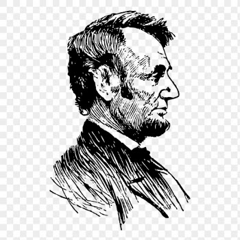Abraham Lincoln png clipart, U.S. | Free PNG Illustration - rawpixel