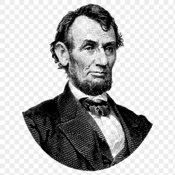 Abraham Lincoln png sticker, famous | Free PNG - rawpixel