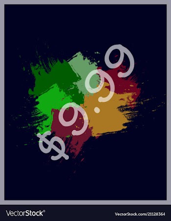 Abstra ctcolorful watercolor banner design vector image