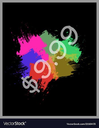 Abstra ctcolorful watercolor banner design vector image