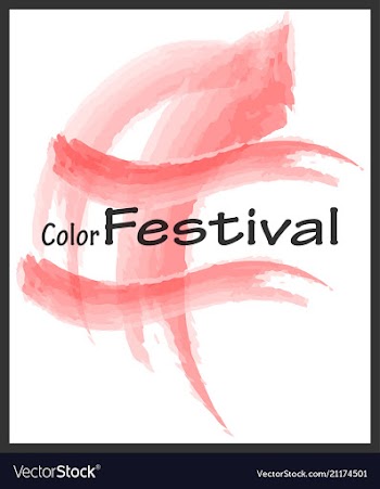 Abstra ctcolorful watercolor banner design vector image