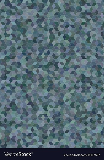 Abstract 3d cube mosaic pattern background vector image