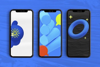 Abstract 3D mobile screen, digital | Free Photo - rawpixel
